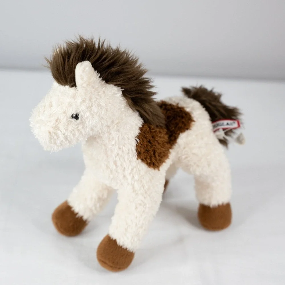 Douglas Plush Horse Kids Small Brown White Excellent Cuddle Toy Pony Stuffed